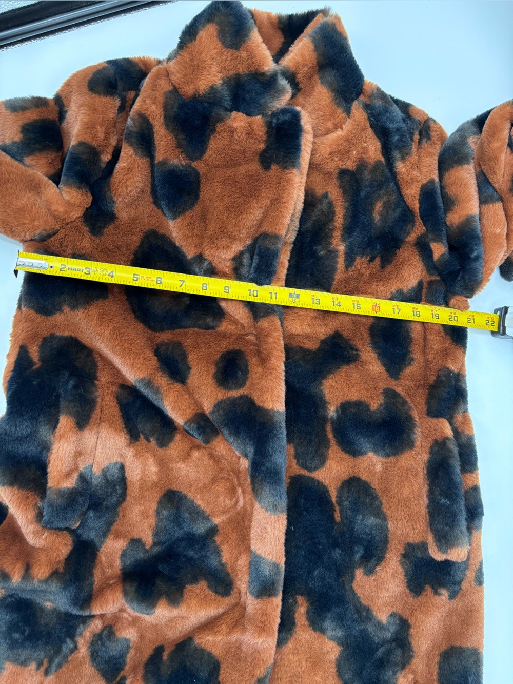 Stoosh Rust and Black Leopard Teddy Coat - Picture 7 of 11